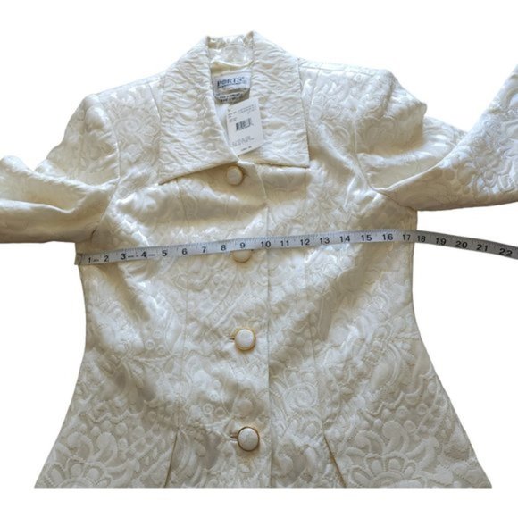 NWT/NOS Vintage Ports International Cream Skirt suit - Picture 5 of 12